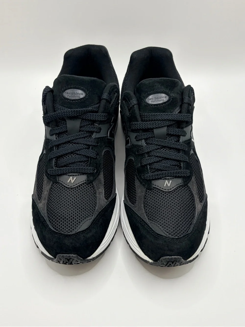 New Balance 2002R Black & White Athletic Sneakers